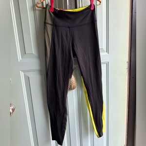 Athleta Neon Yellow leggings- XS